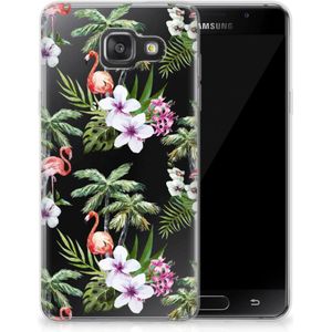 Samsung Galaxy A3 2016 TPU Hoesje Flamingo Palms