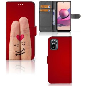 Xiaomi Redmi Note 10S | 10 4G | Poco M5s Wallet Case met Pasjes Liefde - Origineel Romantisch Cadeau