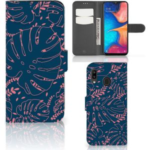Samsung Galaxy A30 Hoesje Palm Leaves