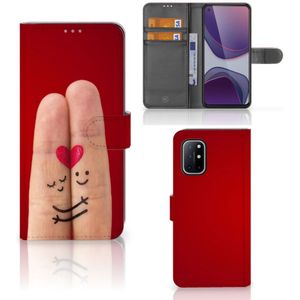 OnePlus 8T Wallet Case met Pasjes Liefde - Origineel Romantisch Cadeau