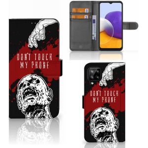 Samsung Galaxy A22 4G | M22 Portemonnee Hoesje Zombie Blood