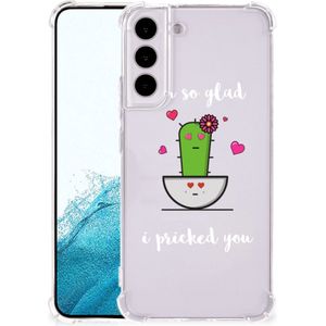 Samsung Galaxy S22 Plus Stevig Bumper Hoesje Cactus Glad