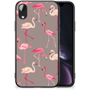 Apple iPhone XR Dierenprint Telefoonhoesje Flamingo