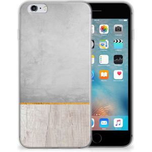 Apple iPhone 6 | 6s Bumper Hoesje Wood Concrete