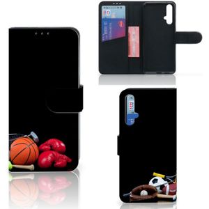 Honor 20 Wallet Case met Pasjes Sports