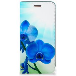 Motorola Moto E5 Play Smart Cover Orchidee Blauw - Cadeau voor je Moeder