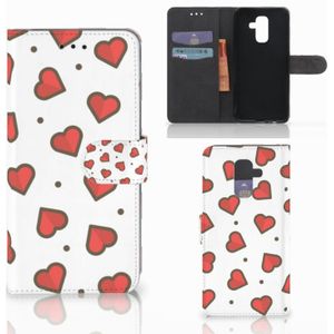 Samsung Galaxy A6 Plus 2018 Telefoon Hoesje Hearts