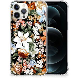 Case voor iPhone 12 Pro Max Dark Flowers