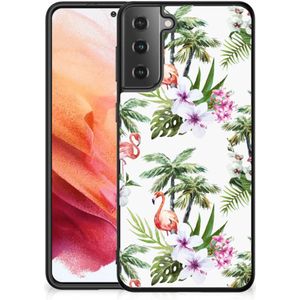 Samsung Galaxy S21 Dierenprint Telefoonhoesje Flamingo Palms