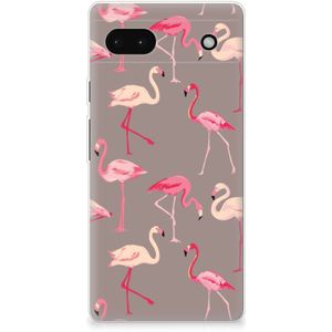 Google Pixel 6A TPU Hoesje Flamingo