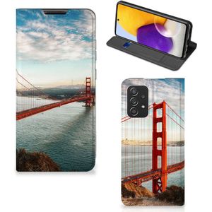 Samsung Galaxy A72 (5G/4G) Book Cover Golden Gate Bridge