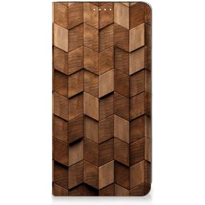 Book Wallet Case voor Samsung Galaxy S20 FE Wooden Cubes