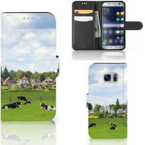Samsung Galaxy S7 Telefoonhoesje met Pasjes Koeien