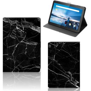 Lenovo Tablet M10 Leuk Tablet hoesje  Marmer Zwart - Origineel Cadeau Vader