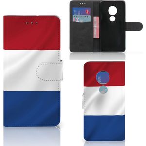 Motorola Moto G7 Play Bookstyle Case Nederlandse Vlag