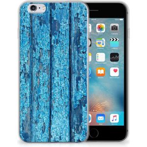 Apple iPhone 6 | 6s Bumper Hoesje Wood Blue