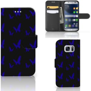 Samsung Galaxy S7 Telefoon Hoesje Vlinder Patroon