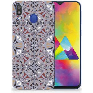 Samsung Galaxy M20 (Power) TPU Siliconen Hoesje Flower Tiles