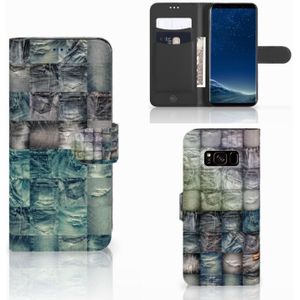 Wallet Case met Pasjes Samsung Galaxy S8 Spijkerbroeken