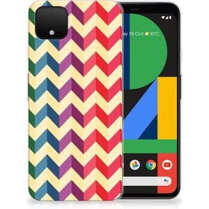 Google Pixel 4 XL TPU bumper Zigzag Multi Color