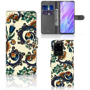 Wallet Case Samsung Galaxy S20 Ultra Barok Flower