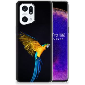 OPPO Find X5 Pro TPU Hoesje Papegaai