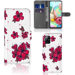 Samsung Galaxy A71 Hoesje Blossom Red