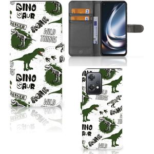 Telefoonhoesje met Pasjes voor OnePlus Nord CE 2 Lite Dinosaurus