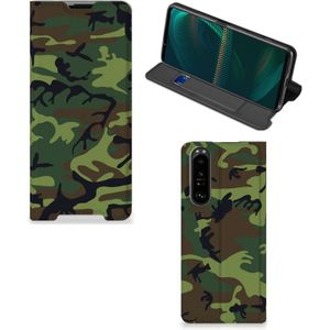 Sony Xperia 5 III Hoesje met Magneet Army Dark