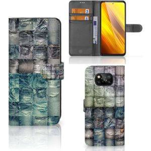 Wallet Case met Pasjes Xiaomi Poco X3 | Poco X3 Pro Spijkerbroeken