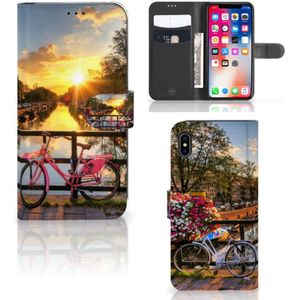 Apple iPhone Xs Max Flip Cover Amsterdamse Grachten