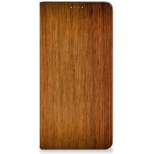 Samsung Galaxy A14 5G Book Wallet Case Donker Hout
