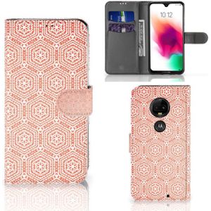 Motorola Moto G7 | G7 Plus Telefoon Hoesje Pattern Orange