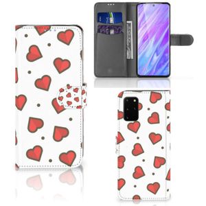 Samsung Galaxy S20 Plus Telefoon Hoesje Hearts