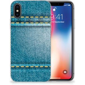 Apple iPhone X | Xs Silicone Back Cover Jeans