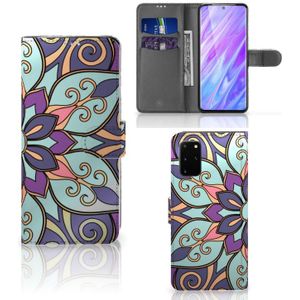 Samsung Galaxy S20 Plus Hoesje Purple Flower