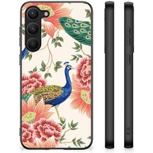 Dierenprint Telefoonhoesje voor Samsung Galaxy S23 Plus Pink Peacock