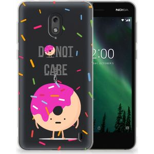 Nokia 2 Siliconen Case Donut Roze