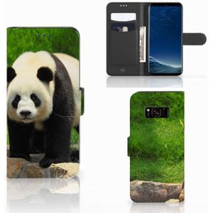 Samsung Galaxy S8 Telefoonhoesje met Pasjes Panda