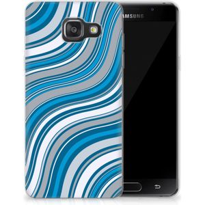 Samsung Galaxy A3 2016 TPU bumper Waves Blue