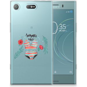 Sony Xperia XZ1 Compact Telefoonhoesje met Naam Boho Summer