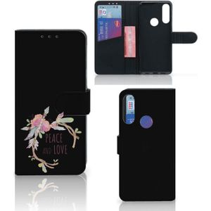 Alcatel 1S 2020 Leuk Hoesje Boho Text