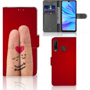 Huawei P30 Lite (2020) Wallet Case met Pasjes Liefde - Origineel Romantisch Cadeau