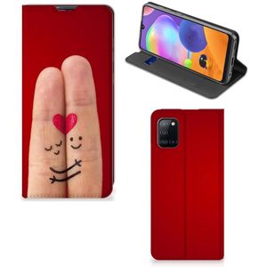 Samsung Galaxy A31 Hippe Standcase Liefde - Origineel Romantisch Cadeau