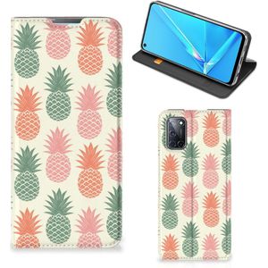 OPPO A52 | A72 Flip Style Cover Ananas
