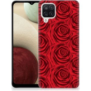 Samsung Galaxy A12 TPU Case Red Roses