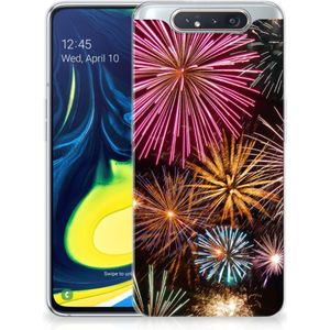 Samsung Galaxy A80 Silicone Back Cover Vuurwerk