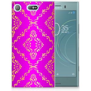 Siliconen Hoesje Sony Xperia XZ1 Compact Barok Roze