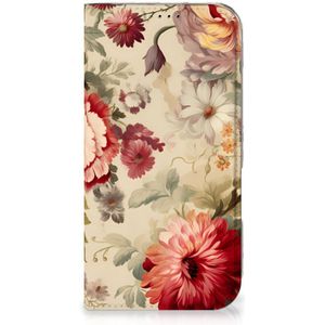 Smart Cover voor iPhone 16 Bloemen