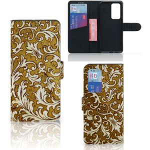 Wallet Case Huawei P40 Pro Barok Goud